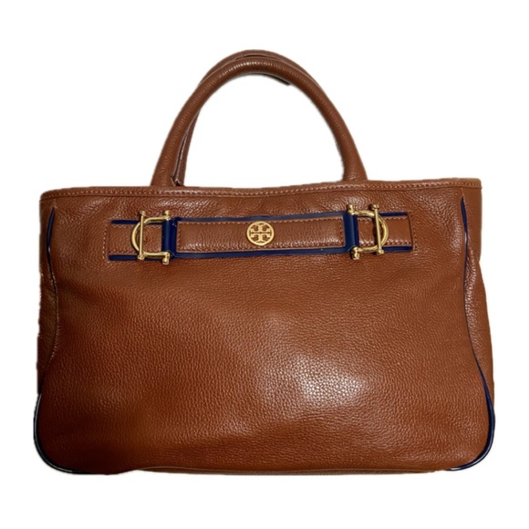 Tory Burch Handbags - Tory Burch Sienna Robinson Horsebit Satchel Brown